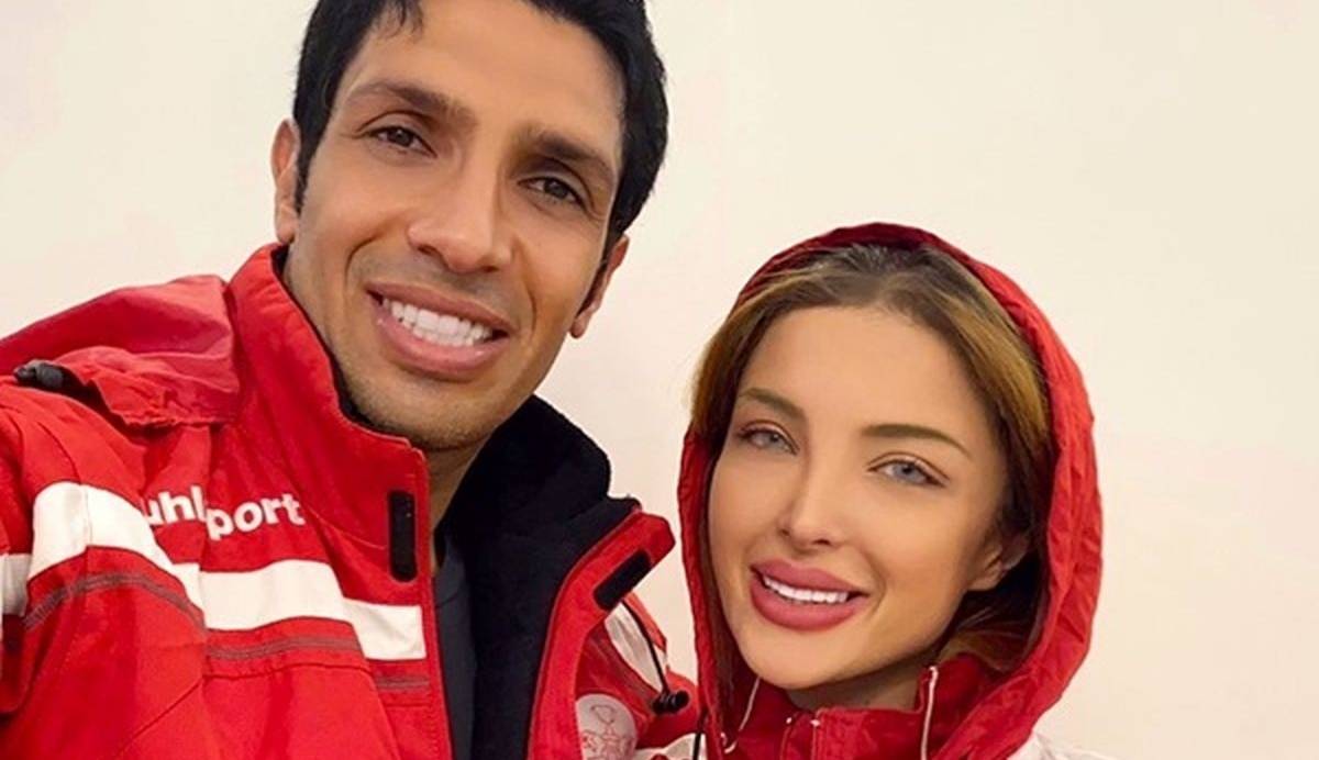 سپهر حیدری و همسرش سپهر حیدری و همسرش