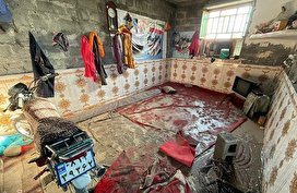 مناطق سیل زده میناب