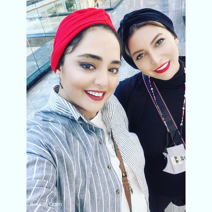 تصویر سلفی نرگس محمدی درکنار فریبا نادری + عکس تصویر سلفی نرگس محمدی درکنار فریبا نادری + عکس