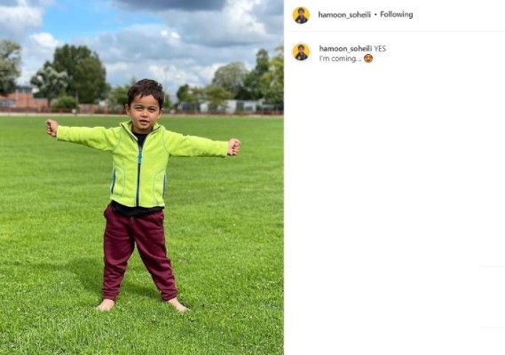 پسر ساعد سهیلی و گلوریا هاردی پسر ساعد سهیلی و گلوریا هاردی