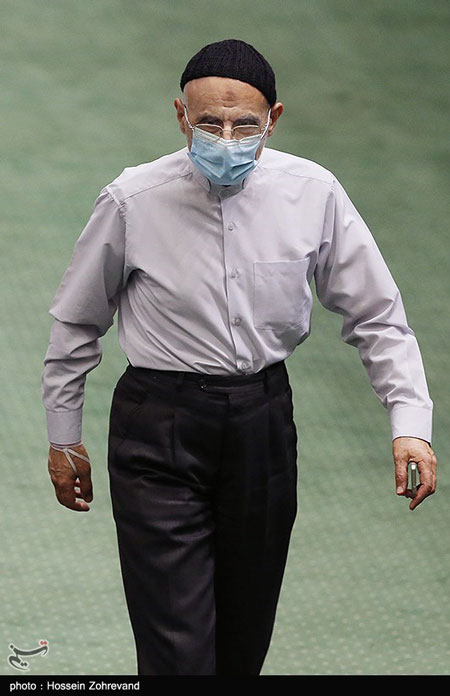 میرسلیم با تیپ جالب در صحن مجلس / تصاویر