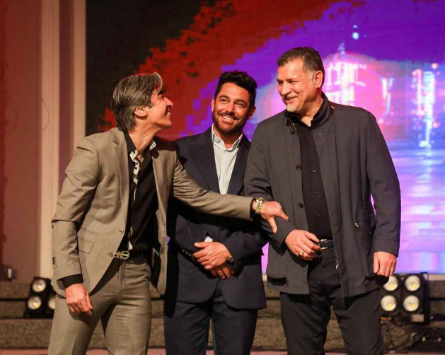 محمدرضا گلزار در کنار اسطوره‌های فوتبال ایران + عکس