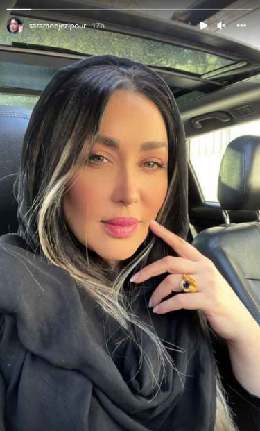 انگشتر طلای خاص و سفارشی سارا منجزی پور + عکس