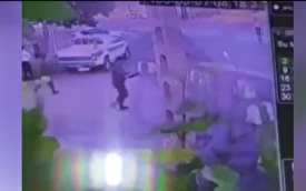 قاچاقچی سنگدل پلیس را زیر گرفت/فیلم