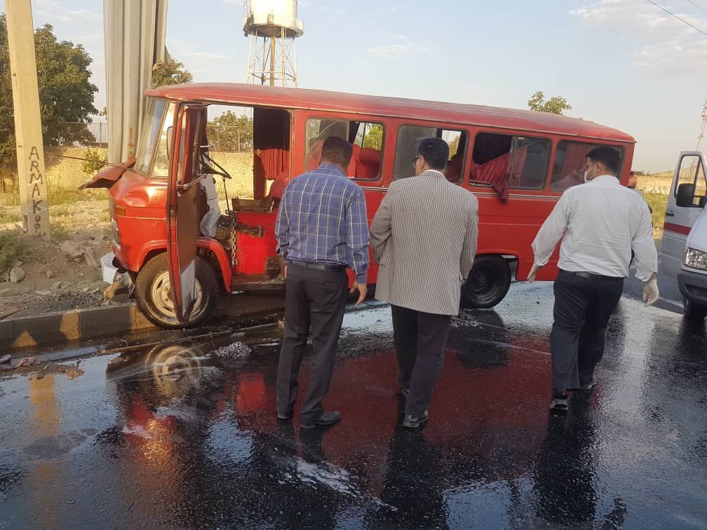 تصادف اتوبوس