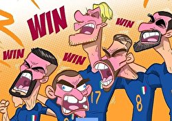 فریاد پیروزی لاجوردی‌ها در ومبلی لندن!/تصویر