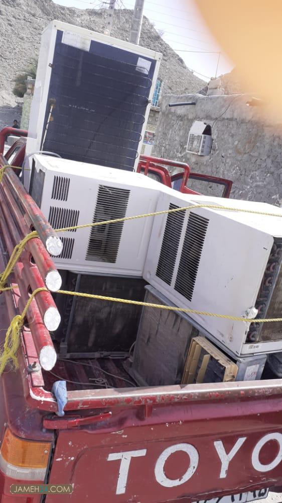سوختن کولر و یخچال در سیستان و بلوچستان سوختن کولر و یخچال در سیستان و بلوچستان
