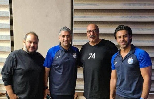 دیدار دو بازیگر سینما با فرهاد مجیدی