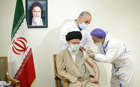 رهبر انقلاب واکسن ایرانی کرونا زدند رهبر انقلاب واکسن ایرانی کرونا زدند