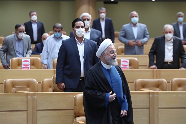 آخرین سخنرانی روحانی/ تصاویر
