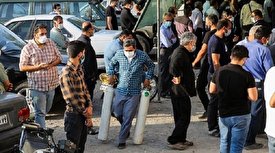 صف اکسیژن در مشهد/ فیلم