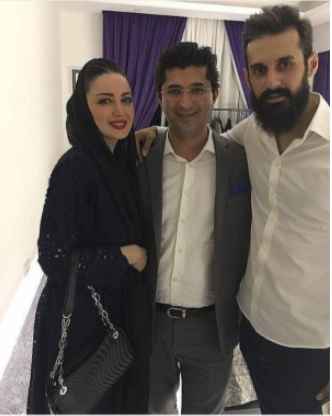 عکس صمیمی شیلا خداداد با سعید معروف + عکس