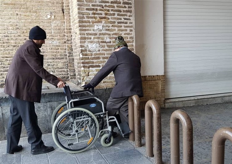 مناسب‌سازی معابر برای سالمندان در تهران