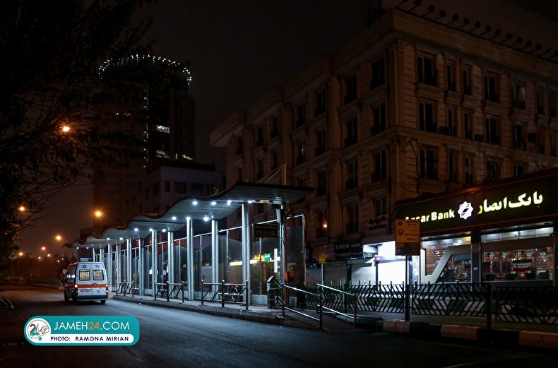 سکوت تهران در شب /تصاویر