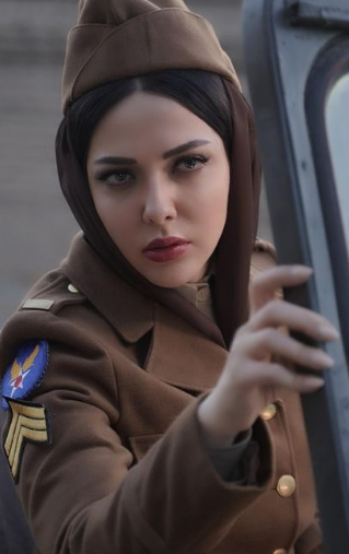 لیلا اوتادی نظامی شد/ عکس لیلا اوتادی نظامی شد/ عکس