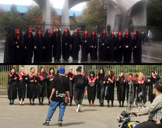 حاشیه‌های عکس دختران فارغ التحصیل دانشگاه تهران