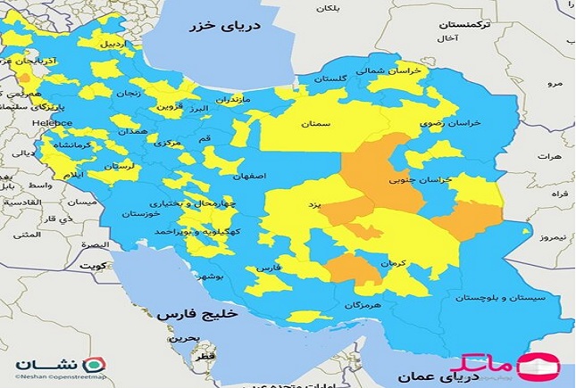 ایران دیگر قرمز نیست