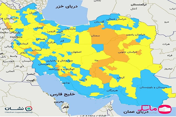 خروج شهرستان از وضعیت قرمز 