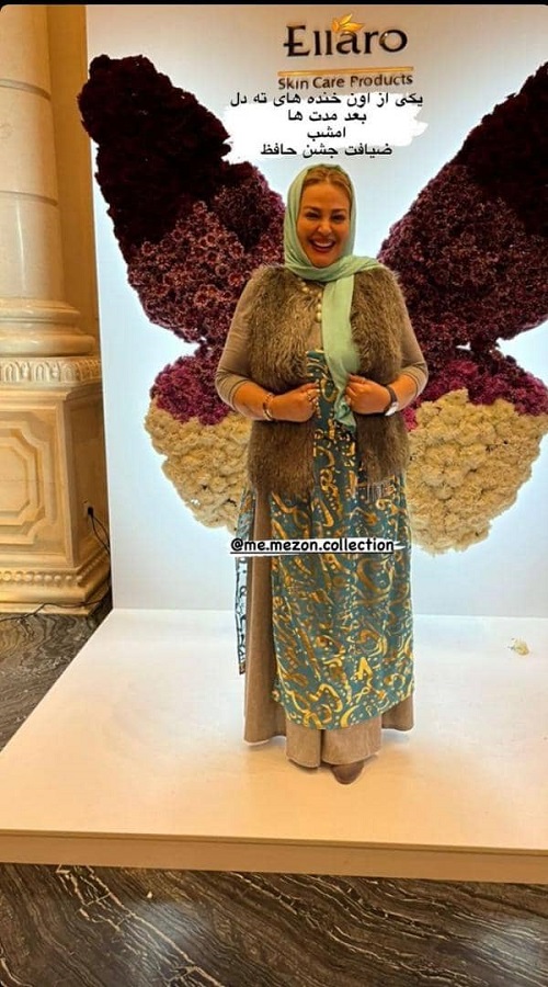 بهاره رهنما با لیاس مضحک در ضیافت رسمی!/ عکس