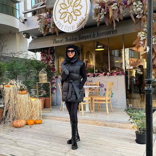 استایل شیک و یکدست سیاه مریم معصومی + عکس استایل شیک و یکدست سیاه مریم معصومی + عکس