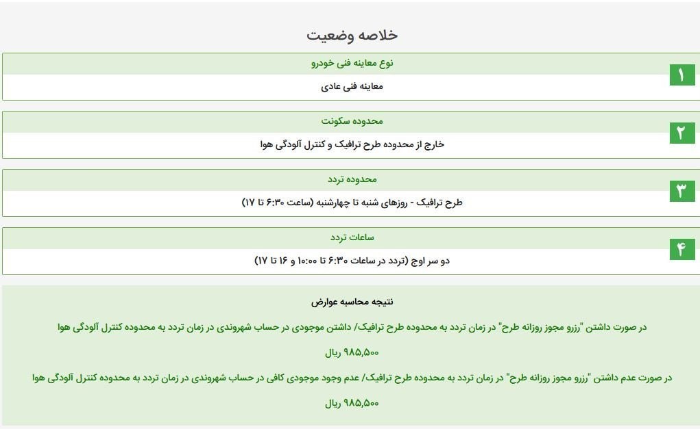 اعلام نرخ‌های جدید طرح ترافیک در سامانه «تهران من»/ تصاویر