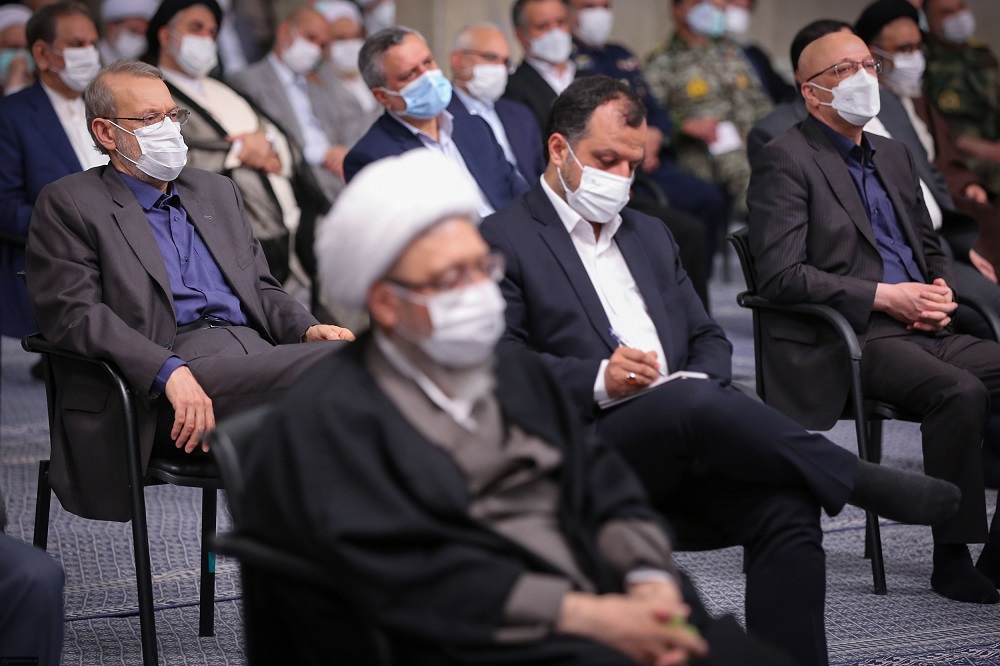 علی لاریجانی در یک مراسم رسمی رویت شد/ تصاویر