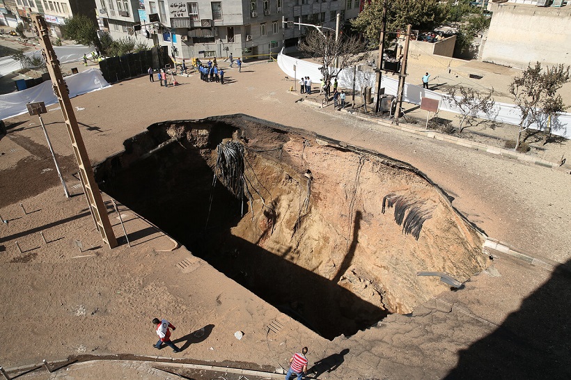 خطر فرونشست در تهران