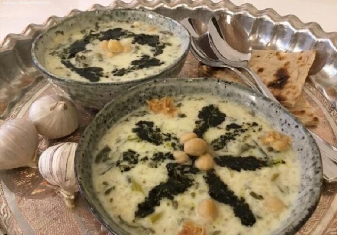 طرز پخت آش دوغ اصیل سرعین اردبیل آش دوغ اصیل