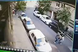 سرقت وقیحانه و بی‌واهمه در روز روشن؛ حمله به یک شهروند / فیلم