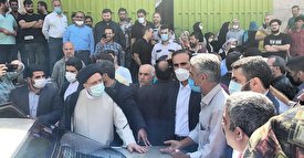 حضور رئیسی پس از گرانی اقلام خوراکی در میدان بهمن تهران/ فیلم