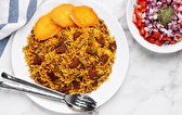 طرز تهیه لوبیا پلو خوشمزه و مجلسی / فیلم