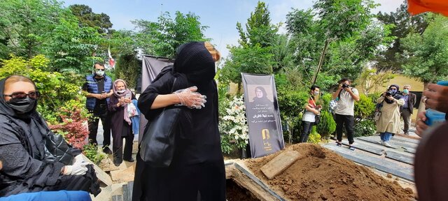 پیکر شهلا ناظریان در خانه ابدی آرام گرفت/ تصاویر