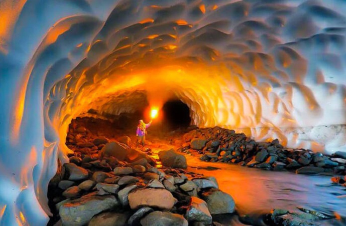 معرفی تونل برفی روستای لالان معرفی تونل برفی روستای لالان