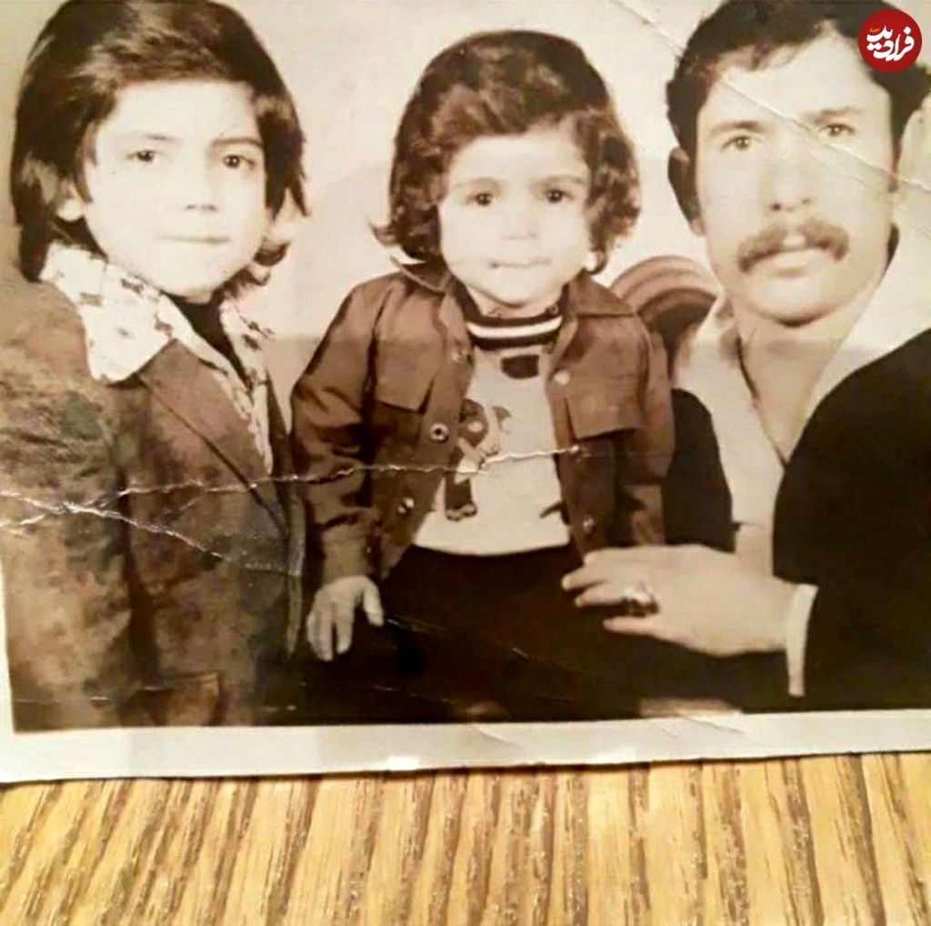 داریوش اقبالی در ۵ سالگی