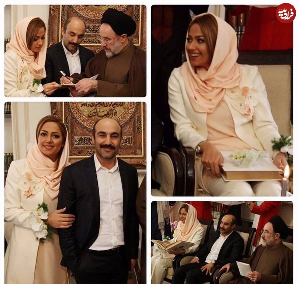 عکس عقد محسن تنابنده با همسر اولش