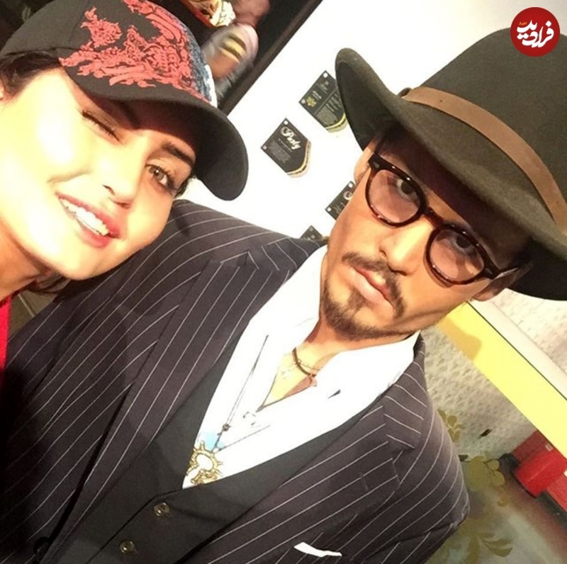 الناز شاکردوست» در کنار «جانی دپ» در لندن