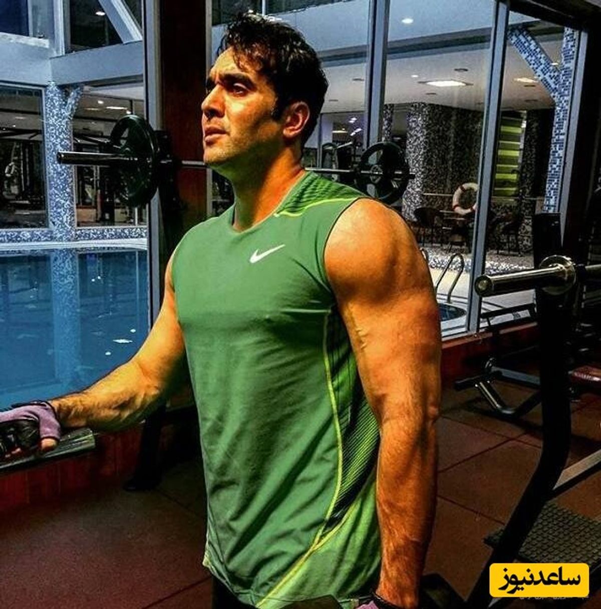 عکس/ پوریا پورسرخ همچون هادی چوپان شد