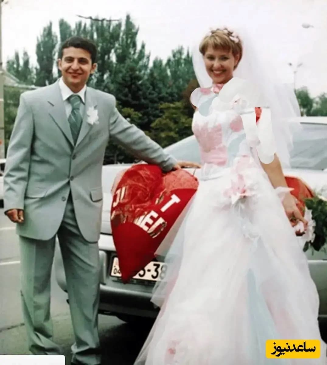 عکسی از مراسم عروسی زلنسکی