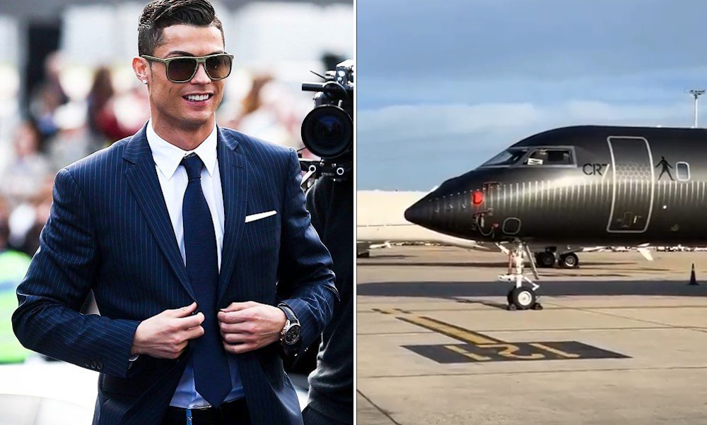 رونمایی از جت شخصی لوکس کریستیانو رونالدو + فیلم