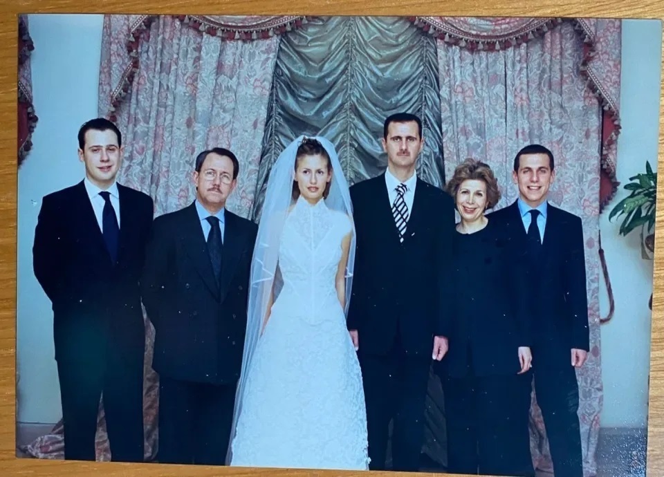 عکس های عروسی بشار اسد و اسما وایرال شد