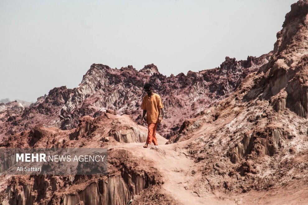 کوه نمک جزیره هرمز