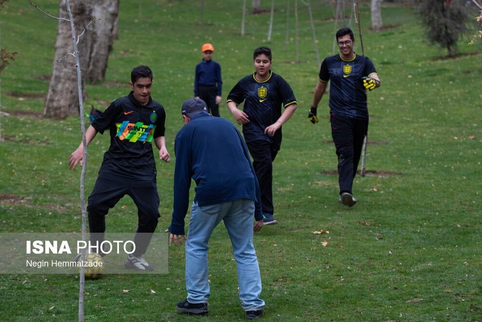 تهران بارانی در روز‌های اول فروردین