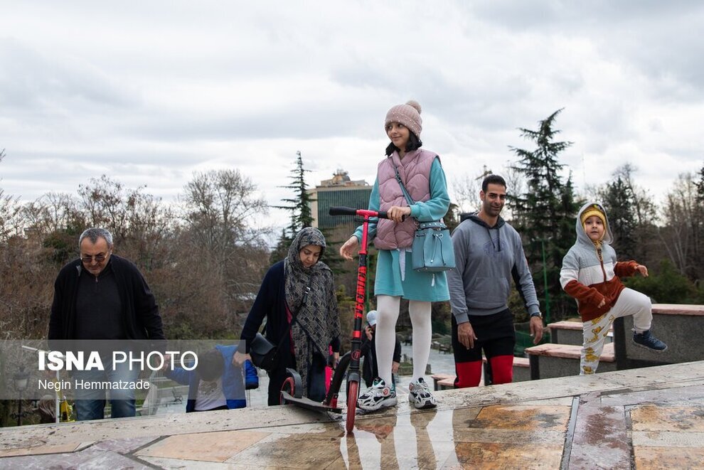 تهران بارانی در روز‌های اول فروردین