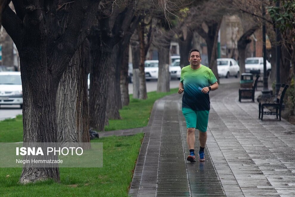 تهران بارانی در روز‌های اول فروردین