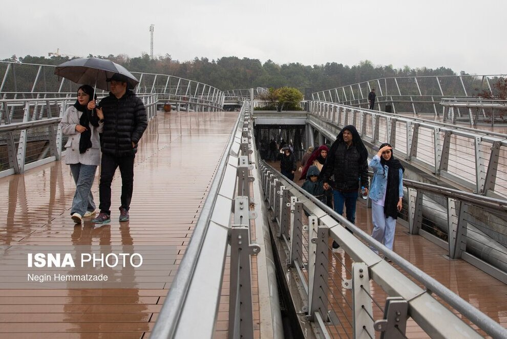 تهران بارانی در روز‌های اول فروردین