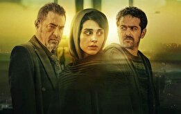 عکس جدید از لاله مرزبان و شهاب حسینی در پشت صحنه سریال آبان