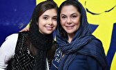 عکس/ نفس بازغی و مادرش مستانه مهاجر در اکران خصوصی فیلم «زیبا صدایم کن»
