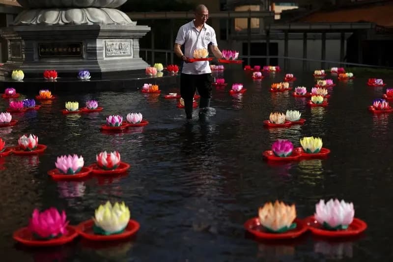 تصاویری از جشن میلاد بودا