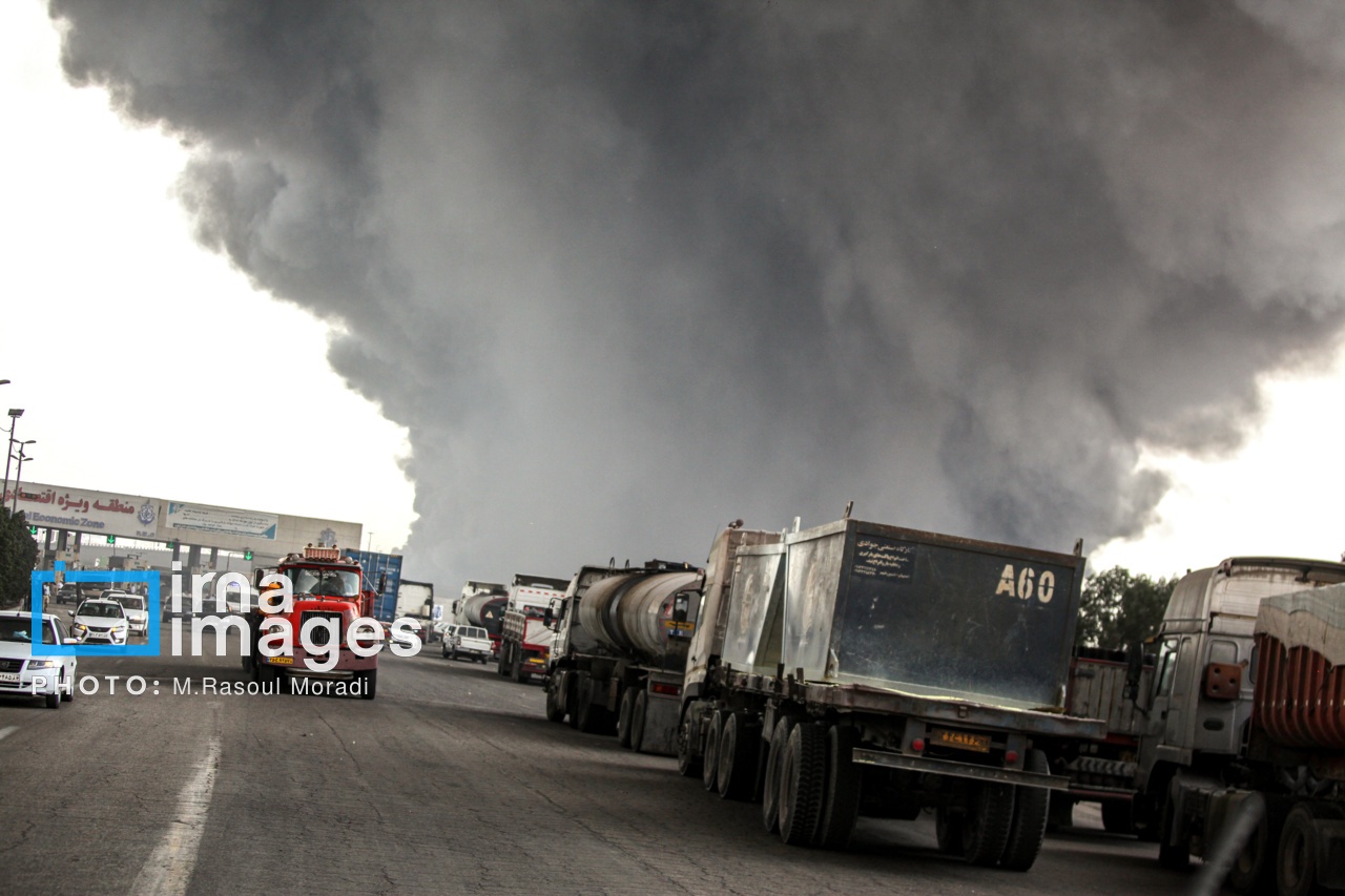 انفجار در «اسکله شهید رجایی»