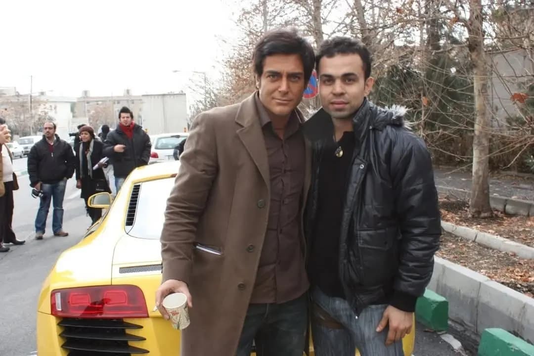 عکس زیرخاکی از محمدرضا گلزار در دهه ۸۰